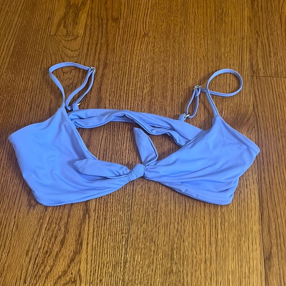 L*Space Woman’s Blue Bikini Top Size M
